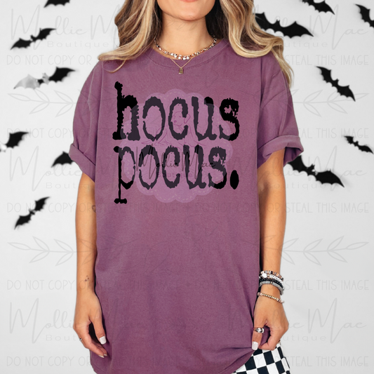 Hocus Pocus Typography Graphic Tee