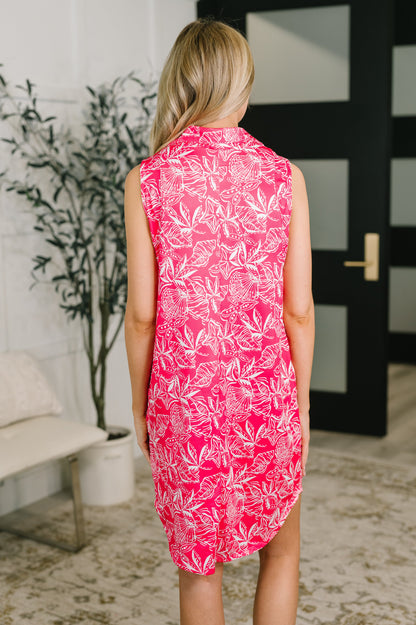 Harbour Quarter Zip Dress in Coastal Pink boutique clothing from Mollie Mae Boutique