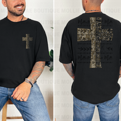 I Can Do All Things Tee (Front + Back)