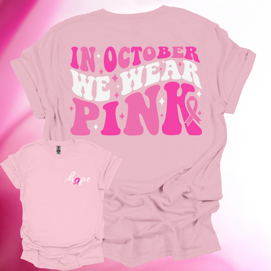 In October We Wear Pink Graphic