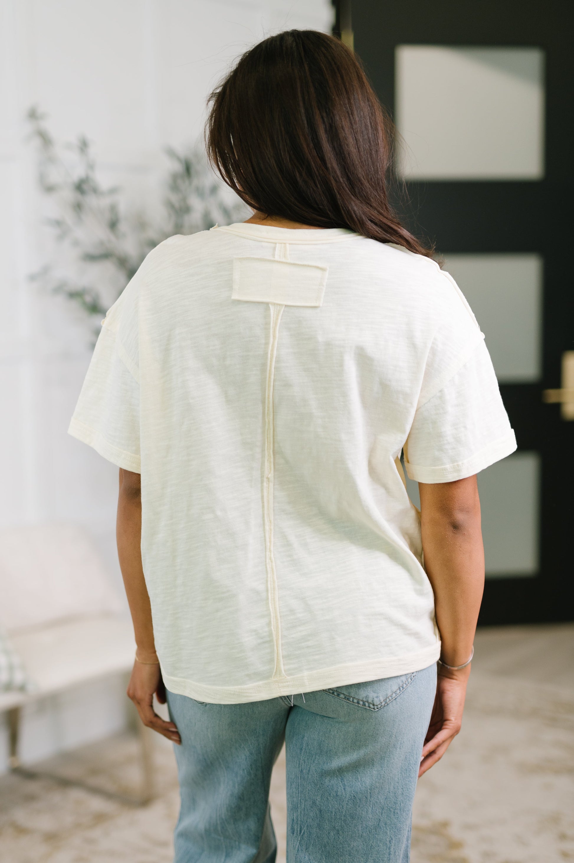 Knee Deep in Flowers We Applique Top boutique top from Mollie Mae Boutique
