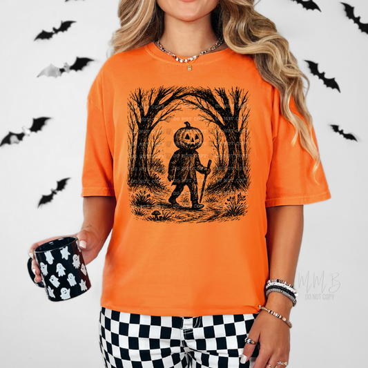 Lost Pumpkin Comfort Colors Tee – Black Graphic
