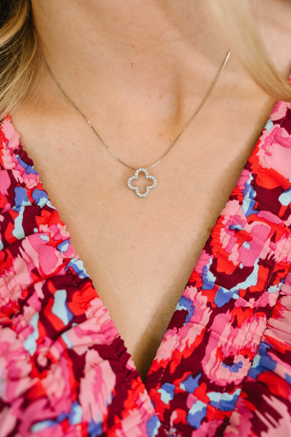 Lucky Girl Syndrome Sterling Silver Pendant Necklace boutique fashion by Mollie Mae Boutique