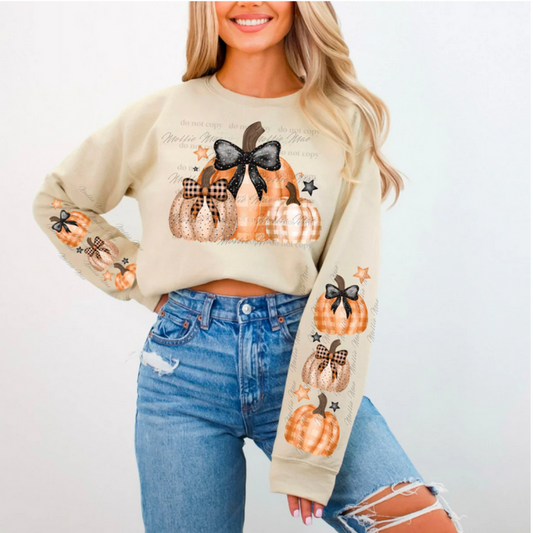 Plaid Pumpkins Sweatshirt