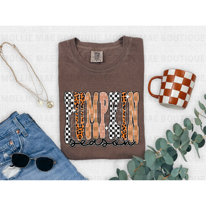 Pumpkin Season – Wild & Checkered Fall Graphic Tee
