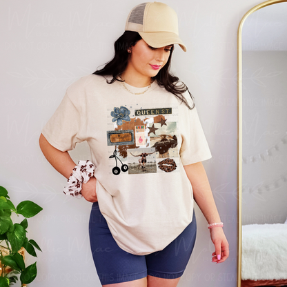Queen Street Collage Graphic Tee