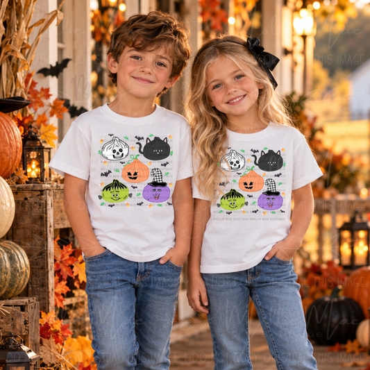 Trick or Treat Dumplings Youth Halloween Graphic Tee