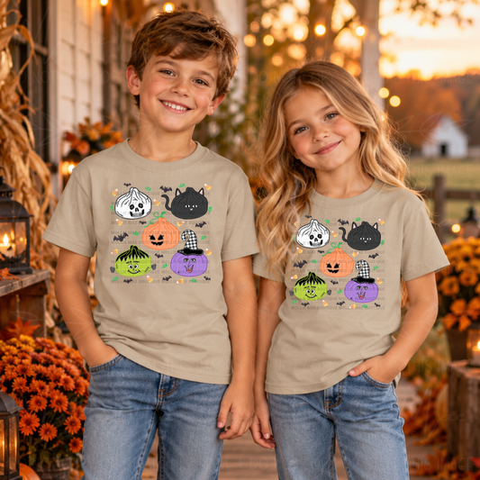 Trick or Treat Dumplings Youth Halloween Graphic Tee