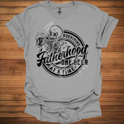 Surviving Fatherhood One Beer At A Time Tshirt
