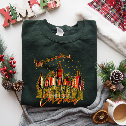 Hometown Christmas Graphic Sweatshirt