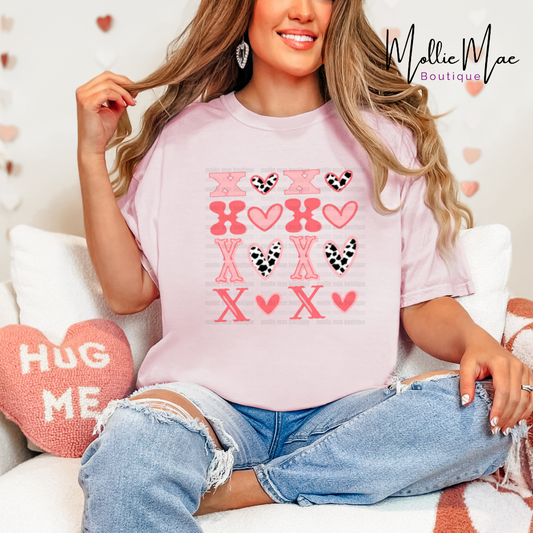 XOXO Cow Print