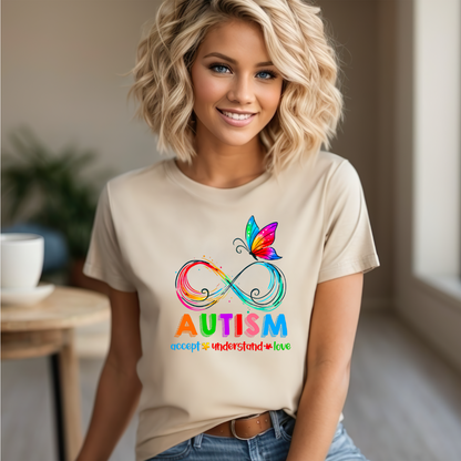 Autism Butterfly Infinity Tshirt