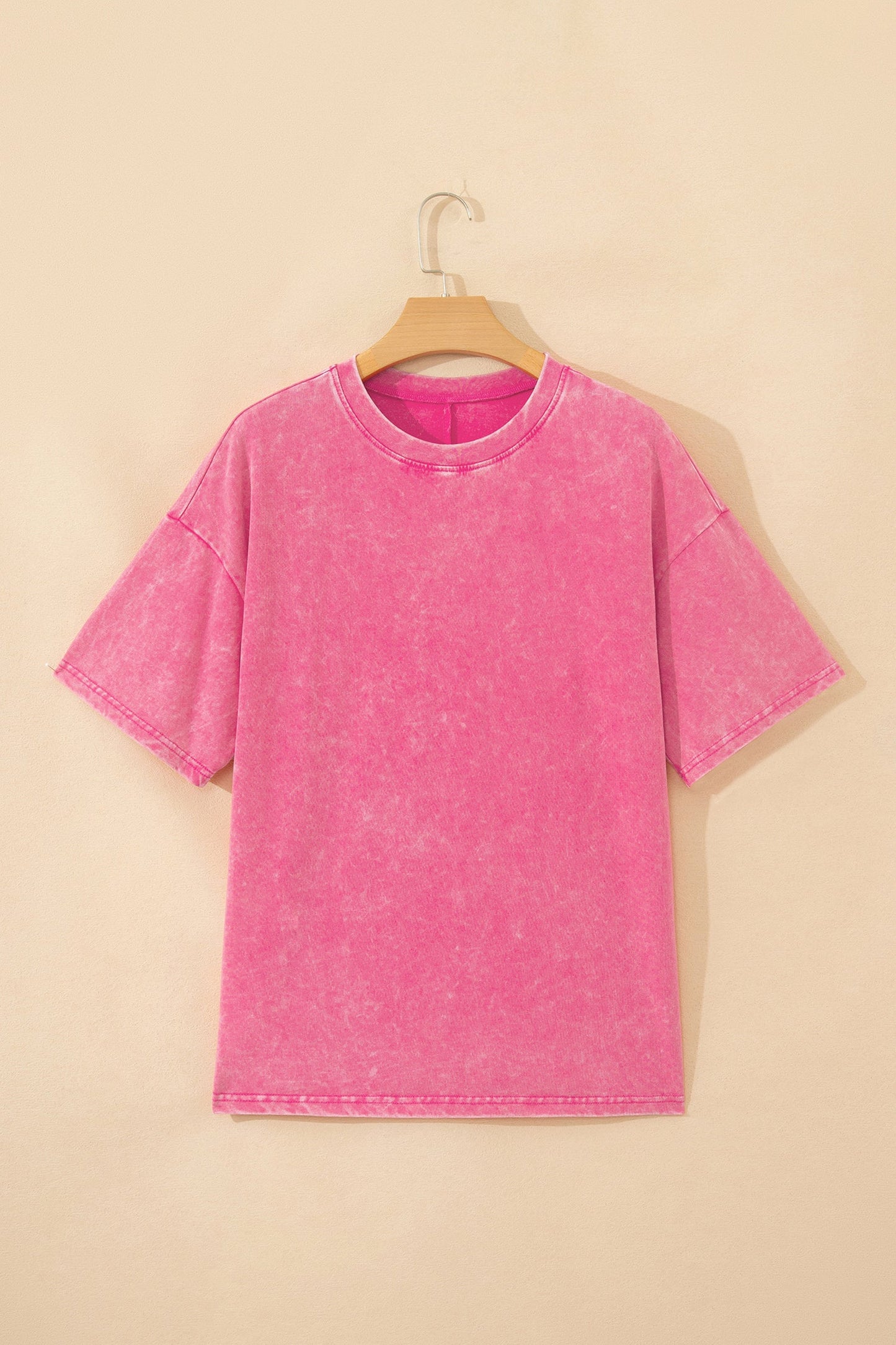 Solid Mineral Wash Short Sleeve Oversized Tee boutique clothing from Mollie Mae Boutique