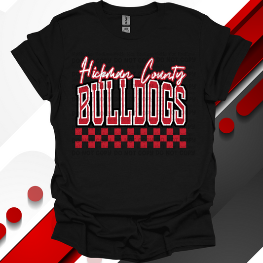 Hickman County Bulldogs Checkered