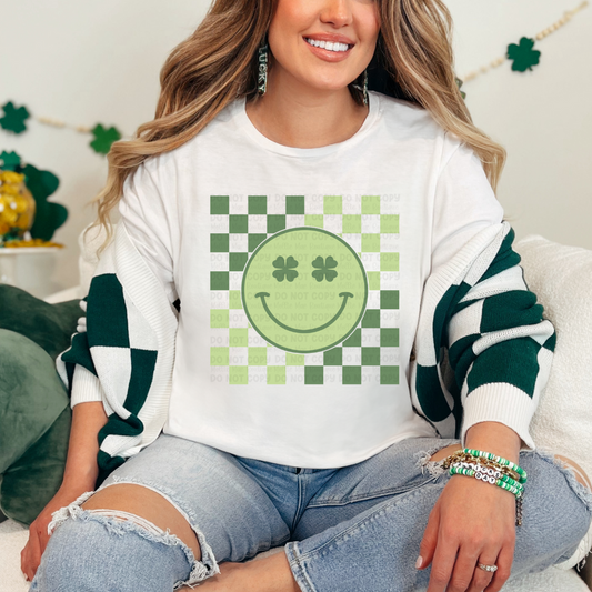 Checkered Clover Smiley