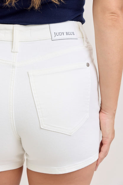Judy Blue High-Waisted Slim Short boutique apparel from Mollie Mae Boutique