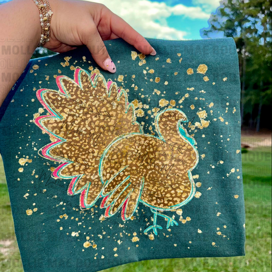 Leopard Turkey Graphic Tee